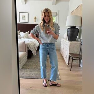 NWT Anthropologie Silent D Tie Up Thong Sandals Size EU 37 US 6-6.5